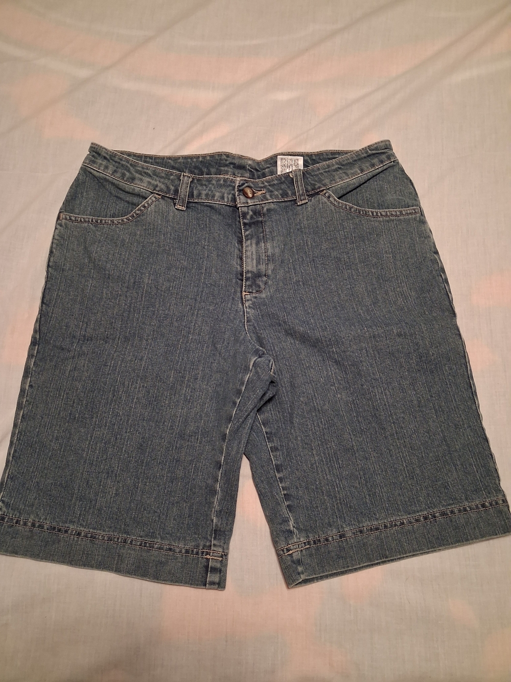 Dickies Long Denim Blue Jean Shorts